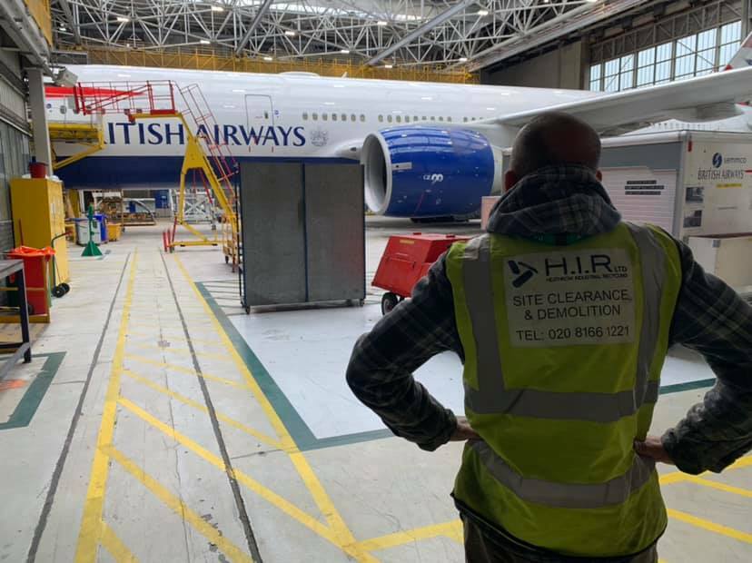 Heathrow Industrial Recycling - Site Clearance - British Ariways